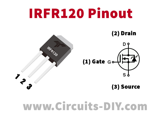 IRFR120-Pinout