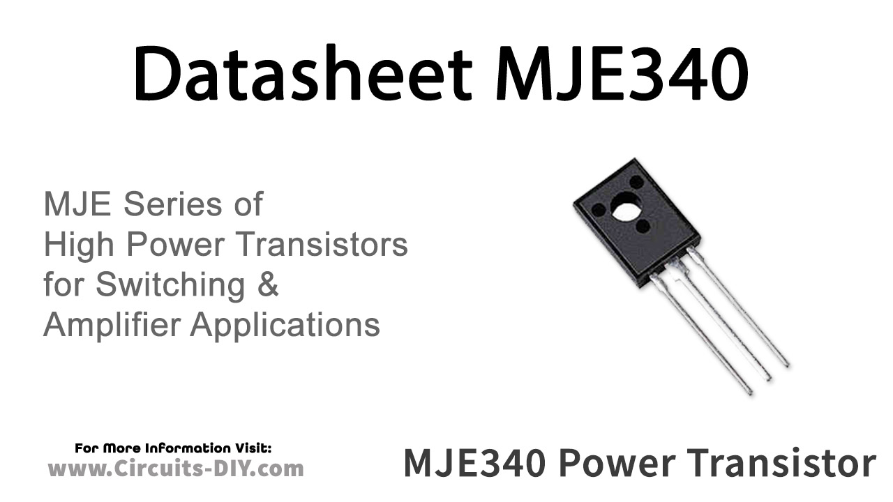 MJE340 NPN Power Transistor – Datasheet