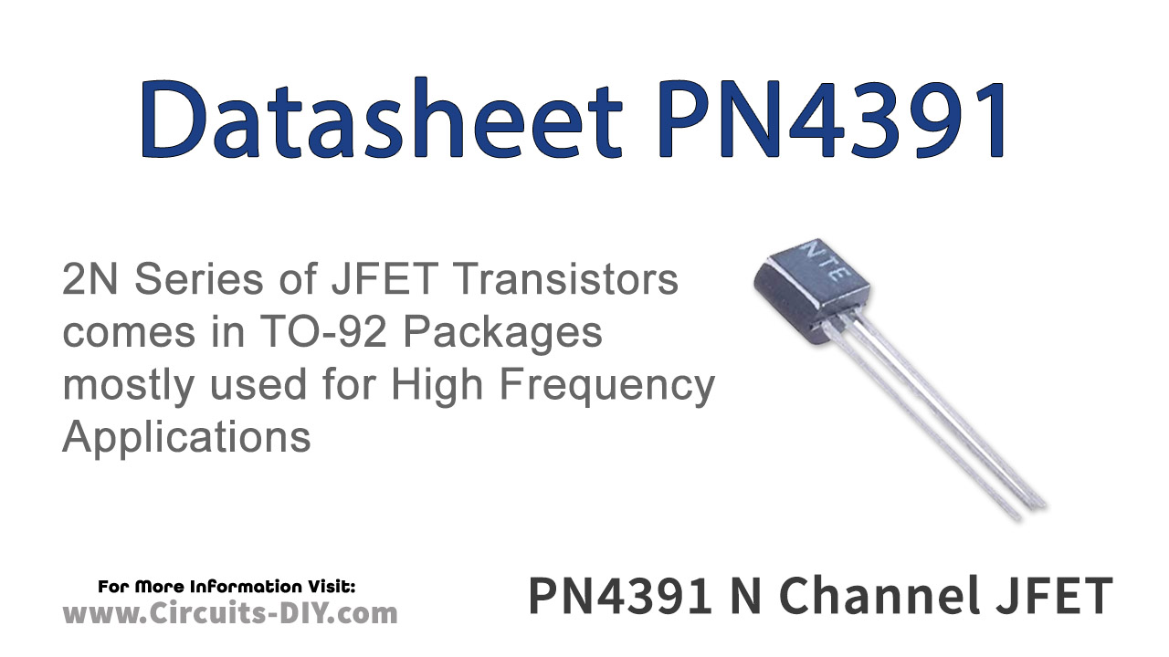 PN4391 N-Channel Switch JFET – Datasheet