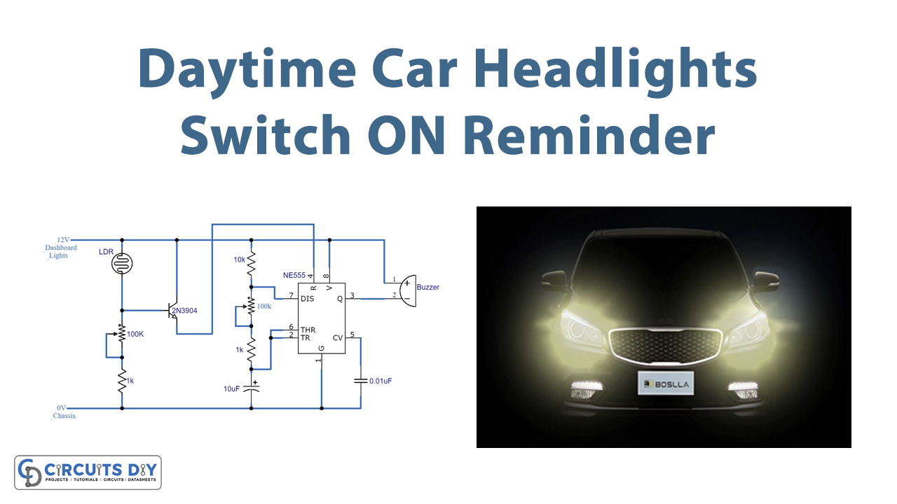 Daytime Car Headlights Switch ON Reminder