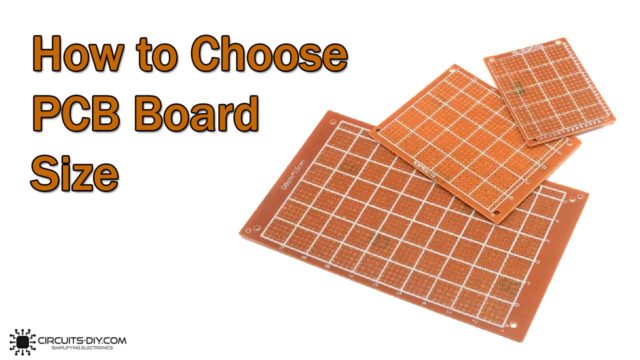 choose pcb board size