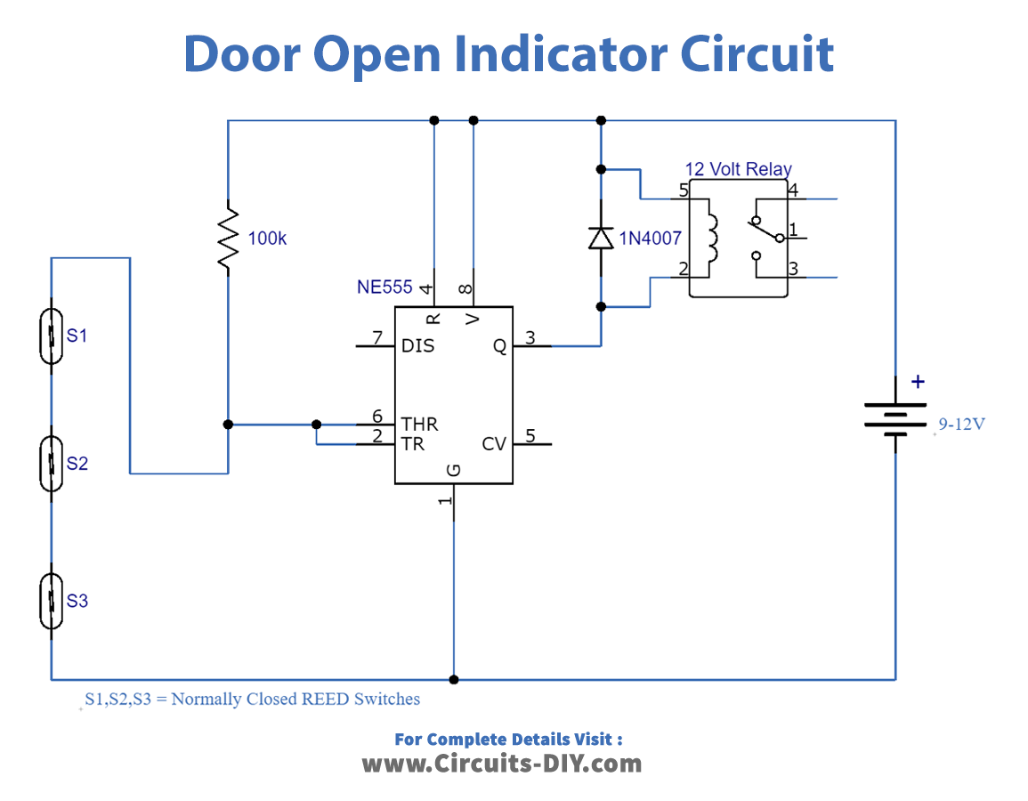 door-open-indicator-circuit