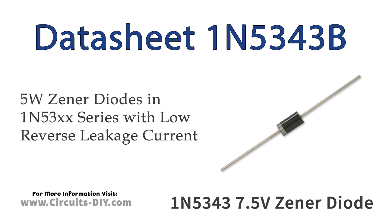 1N5343B Datasheet