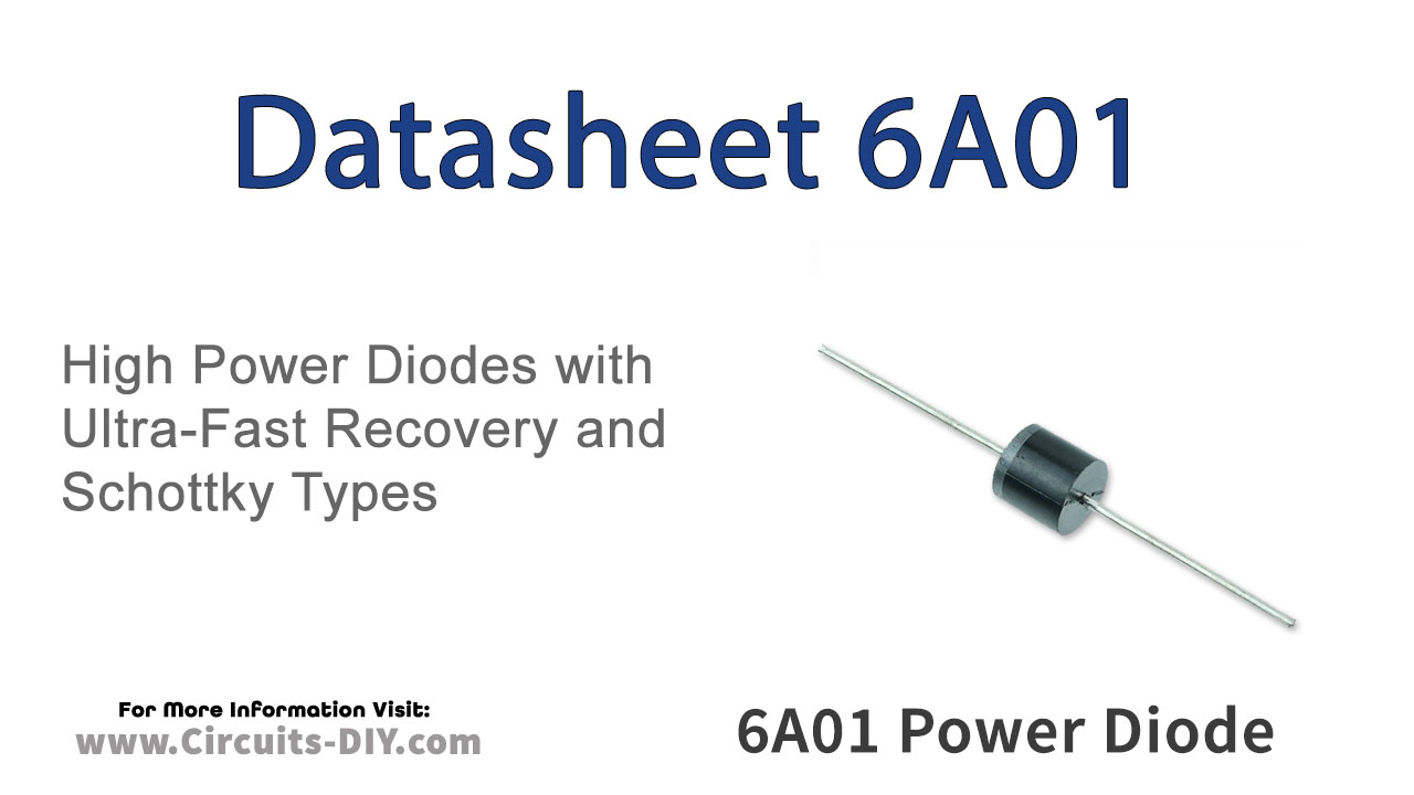 6A01 50V 6A Power Diode – Datasheet