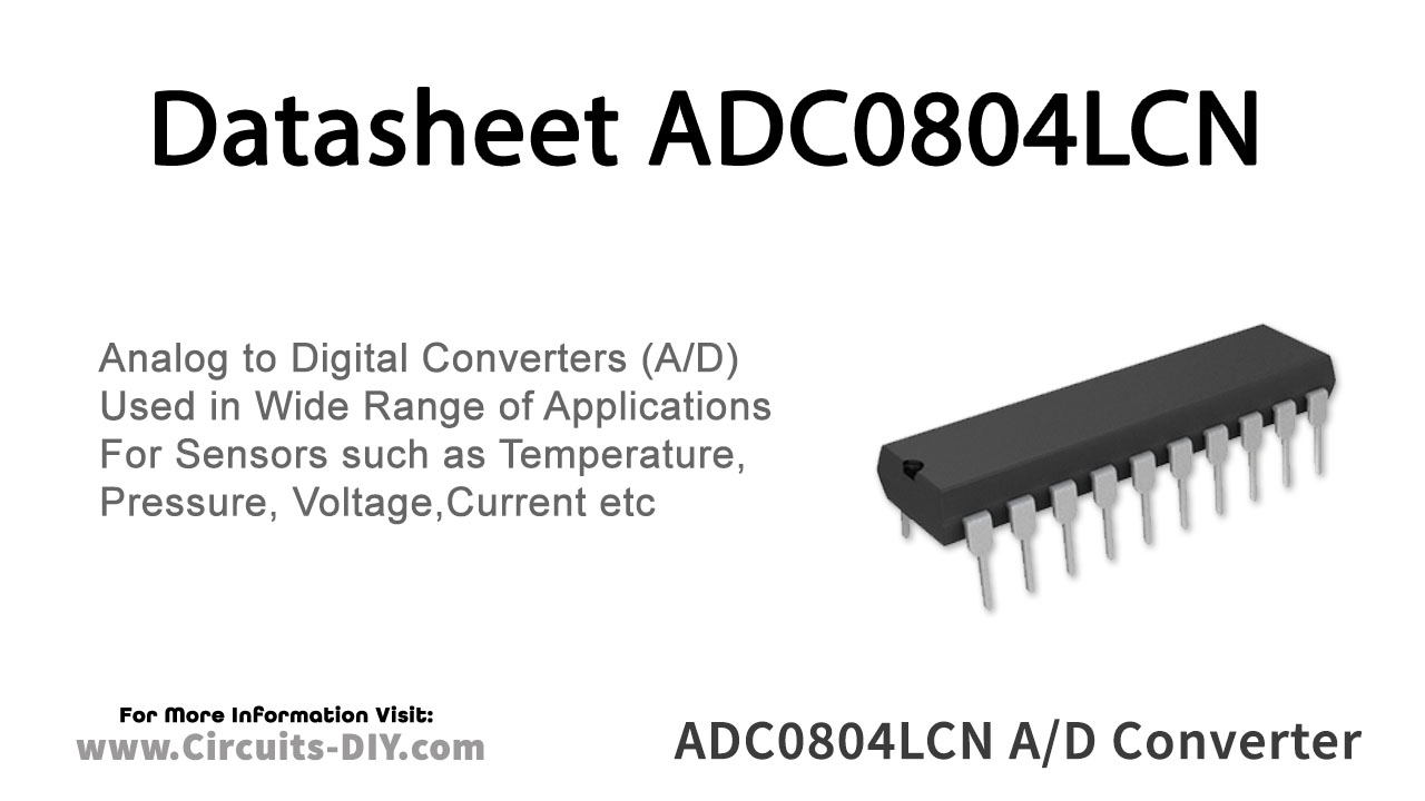 ADC0804LCN 8-bit A/D Converter – Datasheet