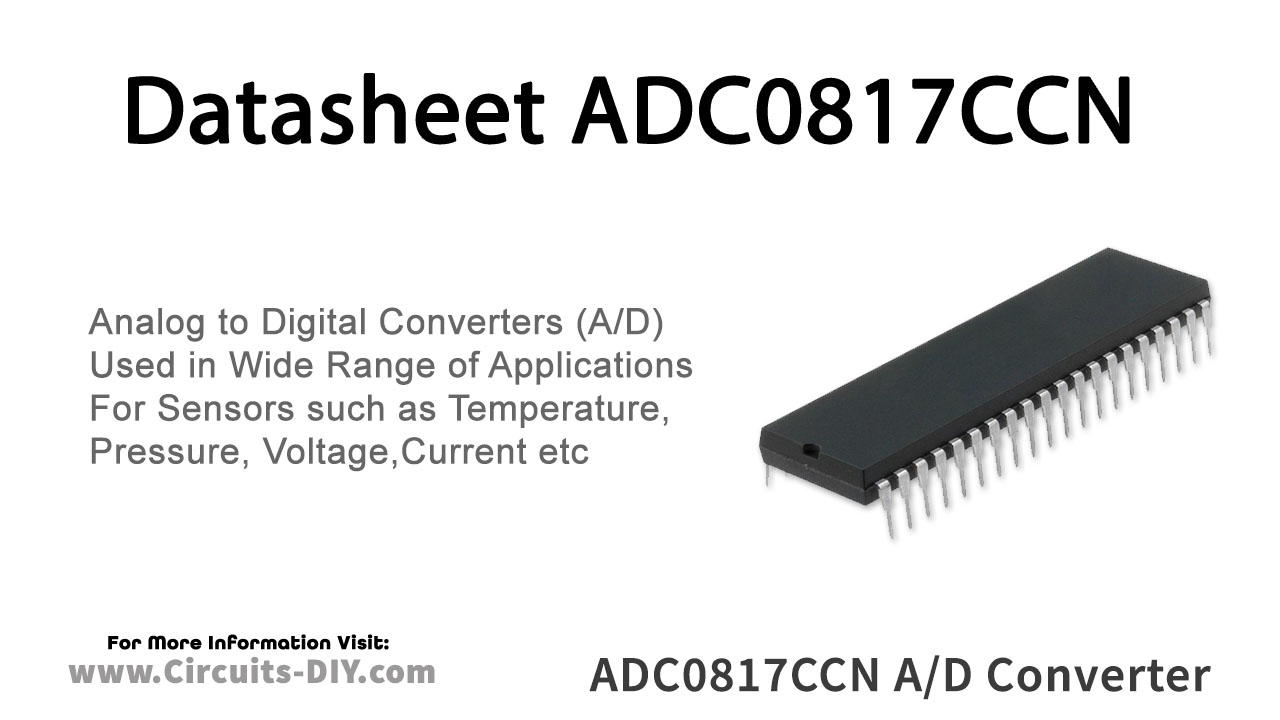 ADC0817CCN 8-bit A/D Converter With 16-Ch MUX – Datasheet