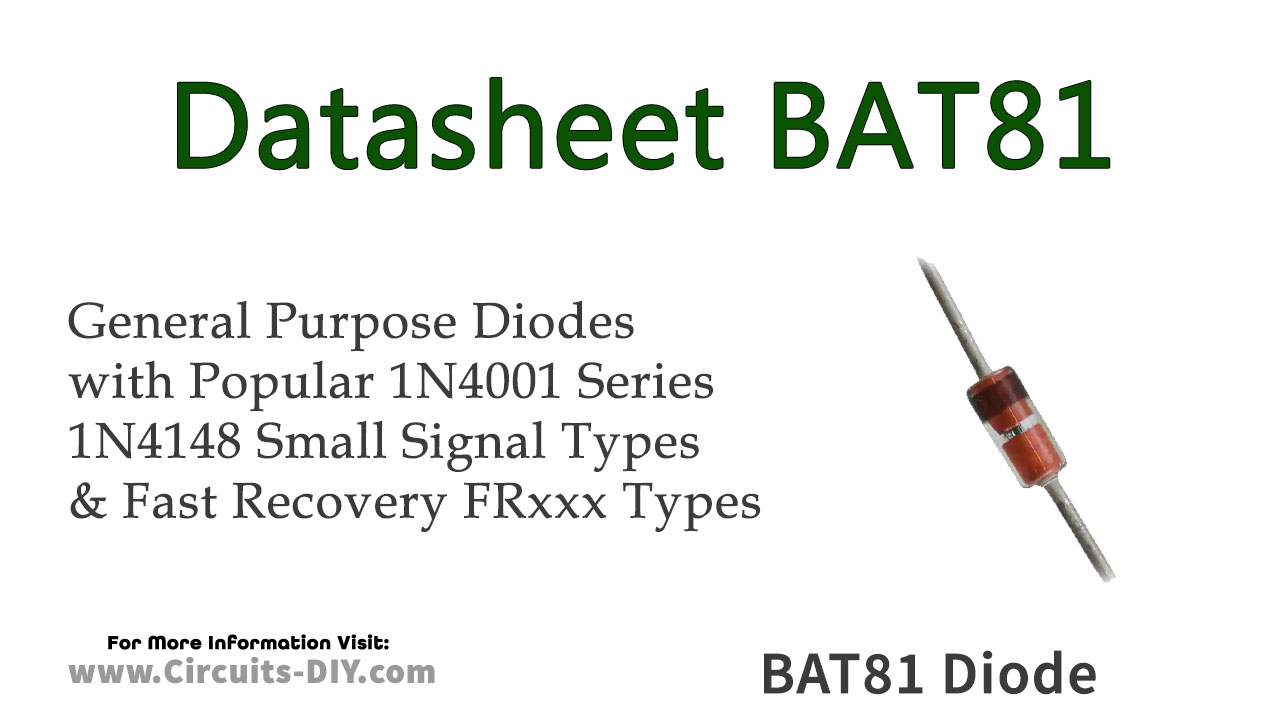 BAT81 Schottky Barrier Diode – Datasheet