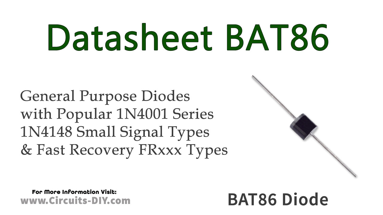 BAT86 Schottky Barrier Diode – Datasheet
