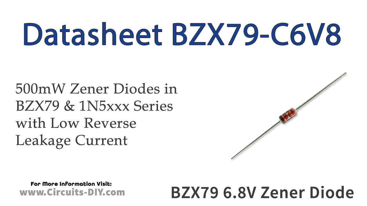 BZX79 6.8V 500mW Zener Diode – Datasheet