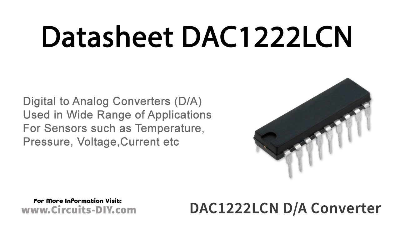 DAC1222LCN 12-bit D/A Converter – Datasheet