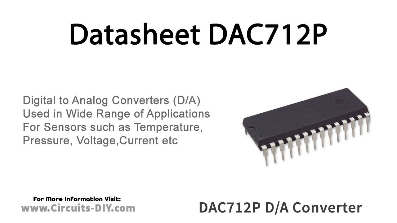 DAC712P 16-bit D/A Converter – Datasheet
