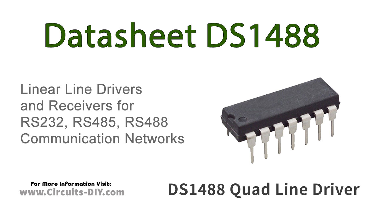 DS1488 Quad Line Driver (RS232) – Datasheet