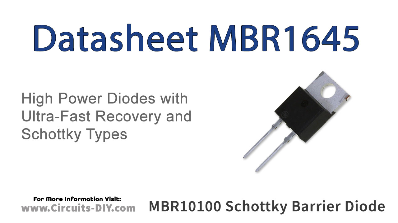 MBR1645 16A 45V Schottky Barrier Diode – Datasheet