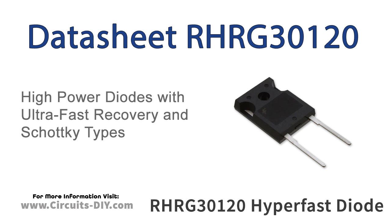 RHRG30120 30A 1200V Hyper fast Diode – Datasheet