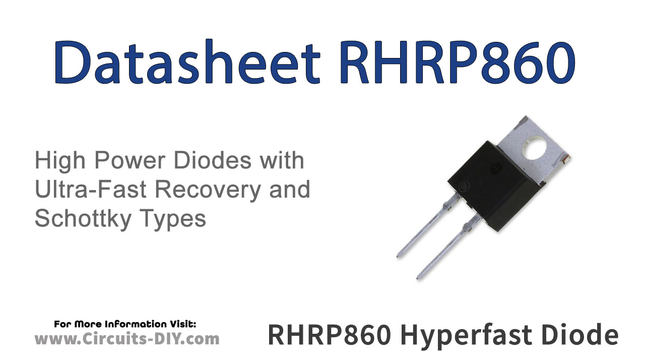 RHRP860 8A 600V Hyper fast Diode – Datasheet