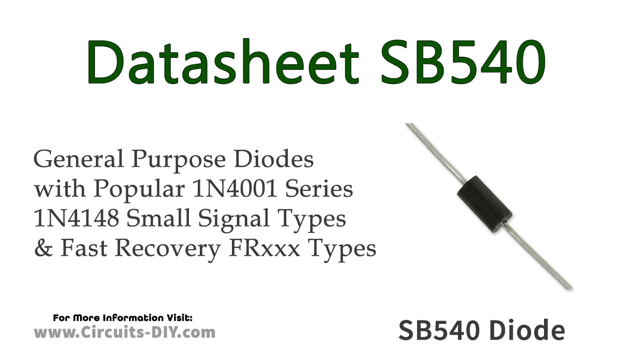 SB540 Schottky Barrier Diode – Datasheet