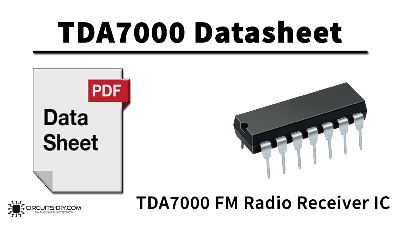TDA7000 FM Radio Receiver IC – Datasheet