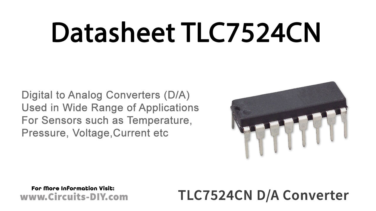 TLC7524CN 8-bit Multiplying D/A Converter – Datasheet