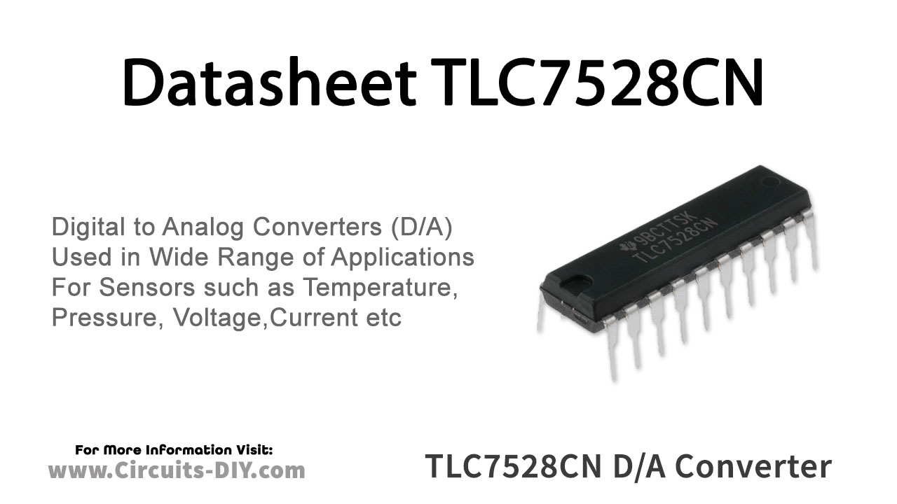 TLC7528CN Dual 8-bit Multiplying D/A Converter – Datasheet