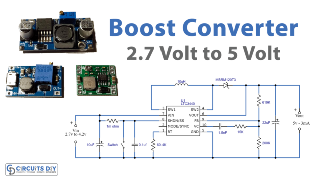 2.7 Volt to 5 Volt Boost Converter