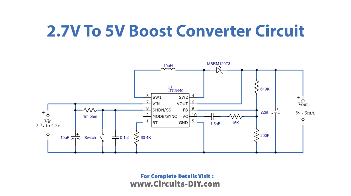 2.7-volt-to-5-volt-boost-converter-circuit-Diagram-Schematic
