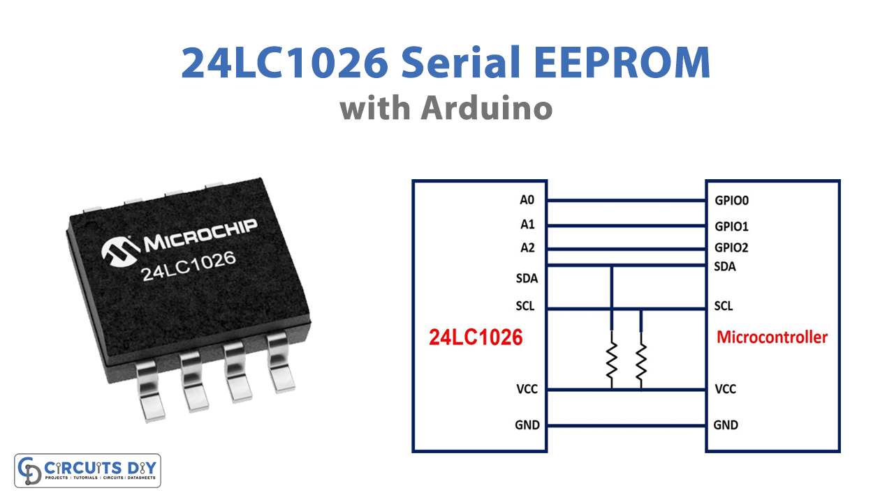 24LC1026 Serial EEPROM Interfacing with Arduino