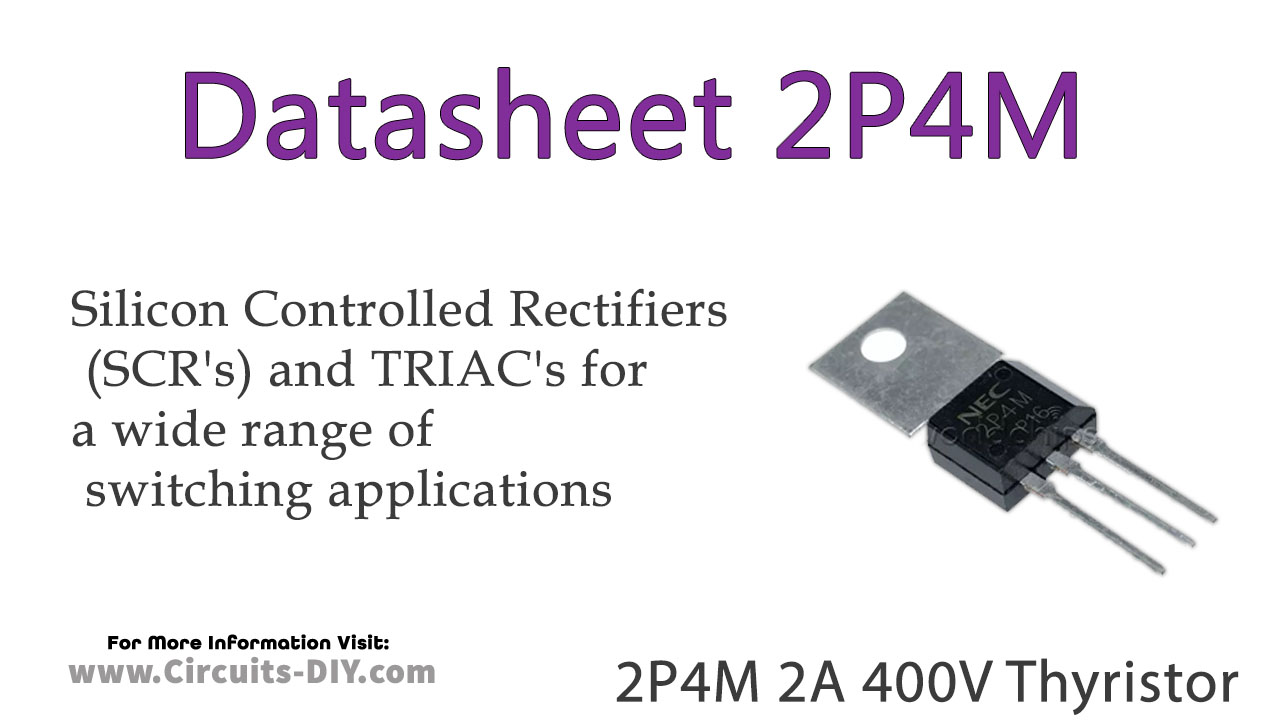 2P4M 2A 400V Thyristor – Datasheet