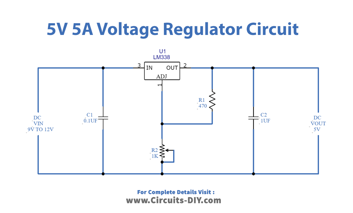 5-Volt-5-amp-Voltage-Regulator-circuit-diagram-schematic