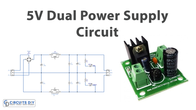 5V-Dual Power Supply Circuit with PCB