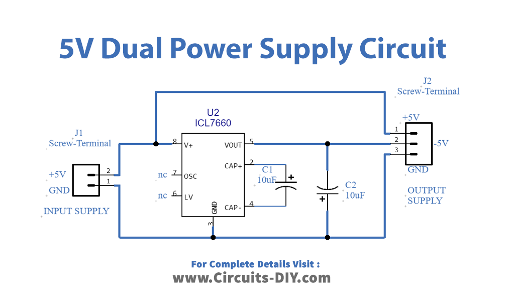 5v Dual Power Supply Circuit