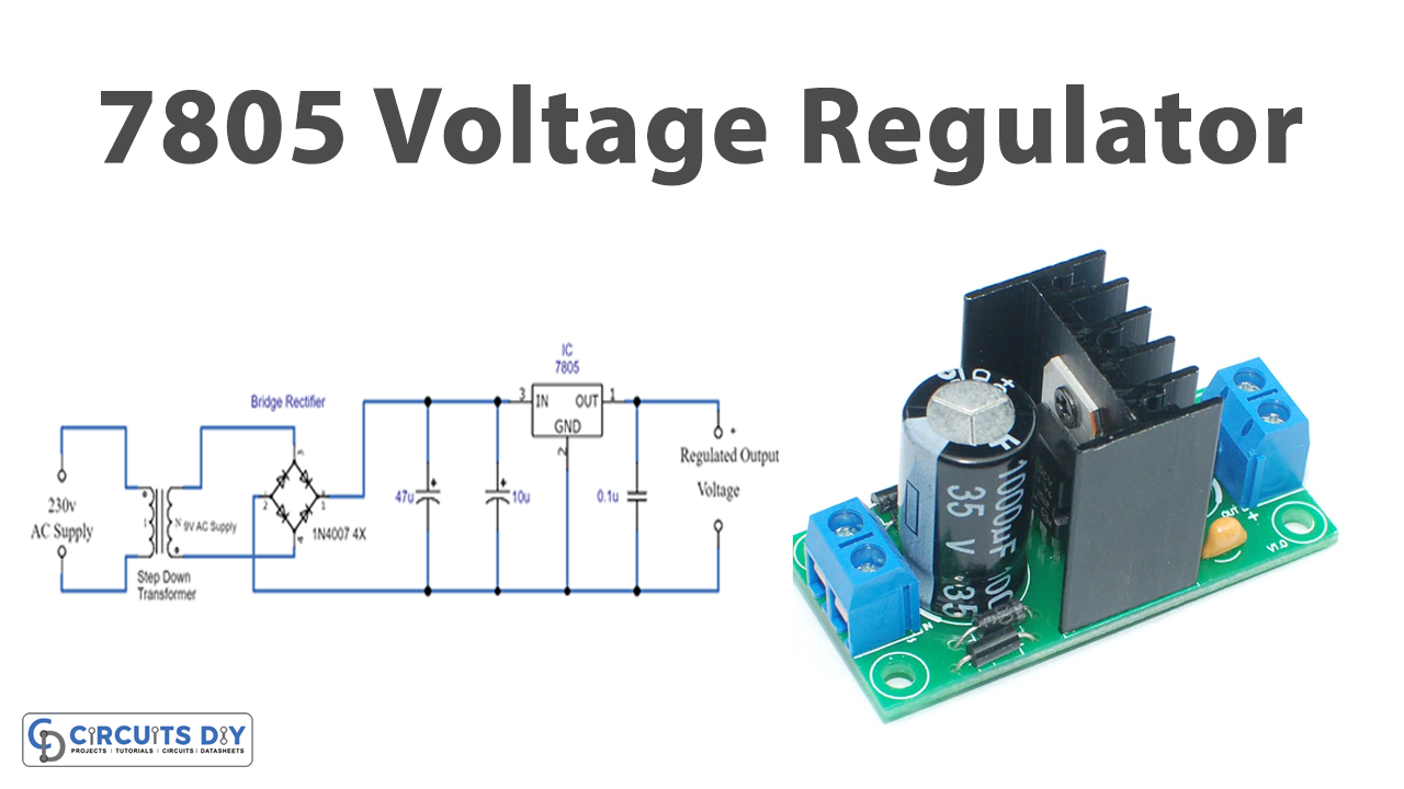 Test 7805 on sale with multimeter