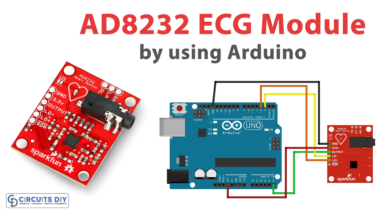 AD8232 ECG Module with Arduino – Heart Rate Monitor