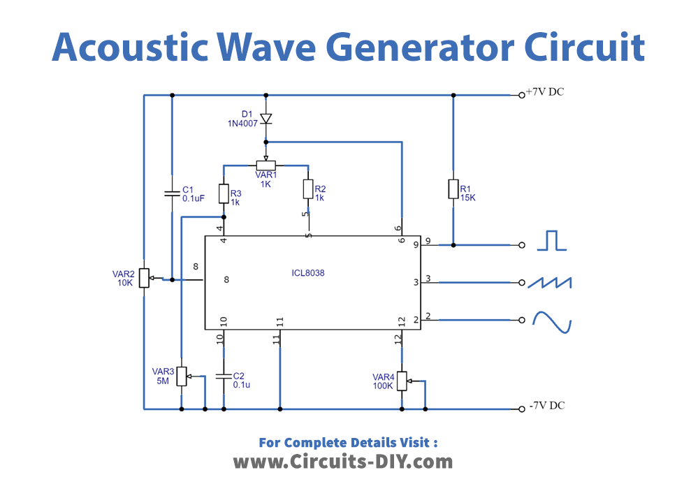 Acoustic-wave-generator-circuit-diagram-schematic