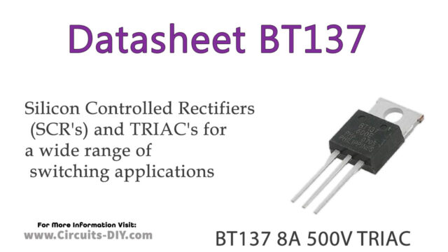 BT137 8A 500V TRIAC - Datasheet