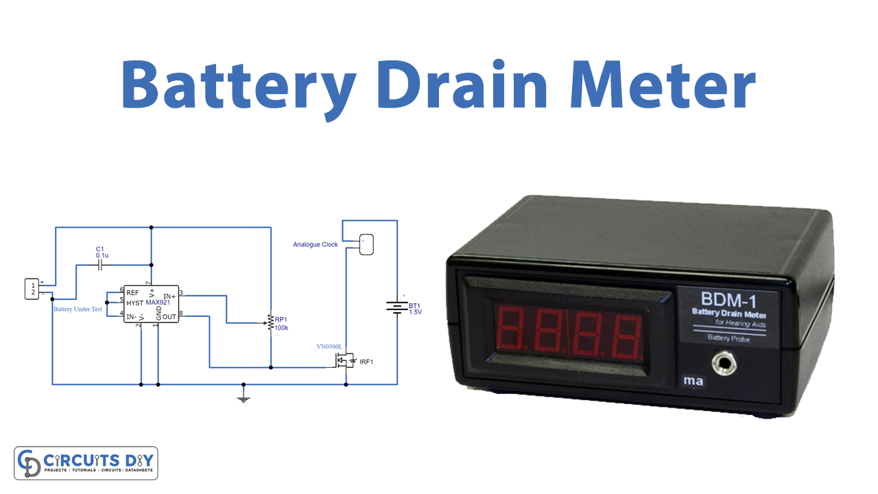 B olie namens Bediening mogelijk Battery Drain Meter Circuit MAX921