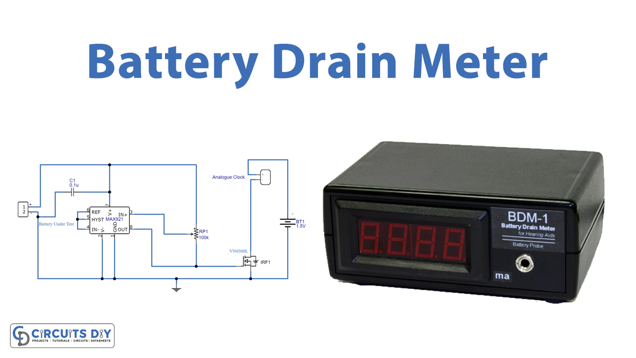 Battery Drain Meter Circuit