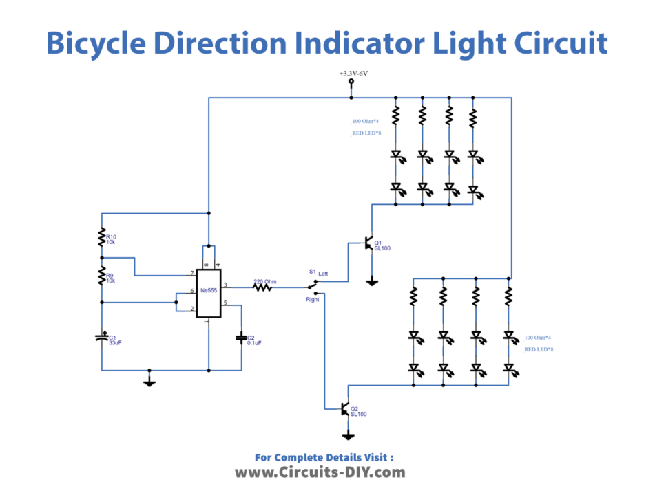 Bicycle Direction Indicator Light