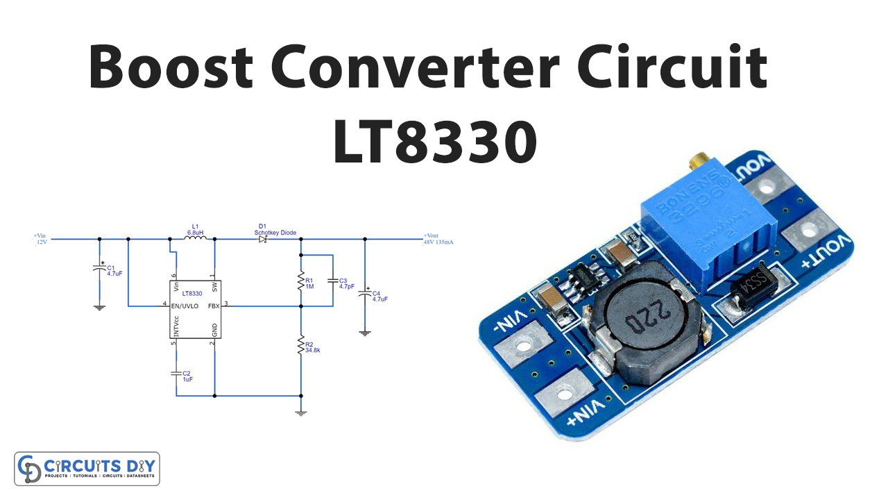 Boost Converter Circuit LT8330ES6TR