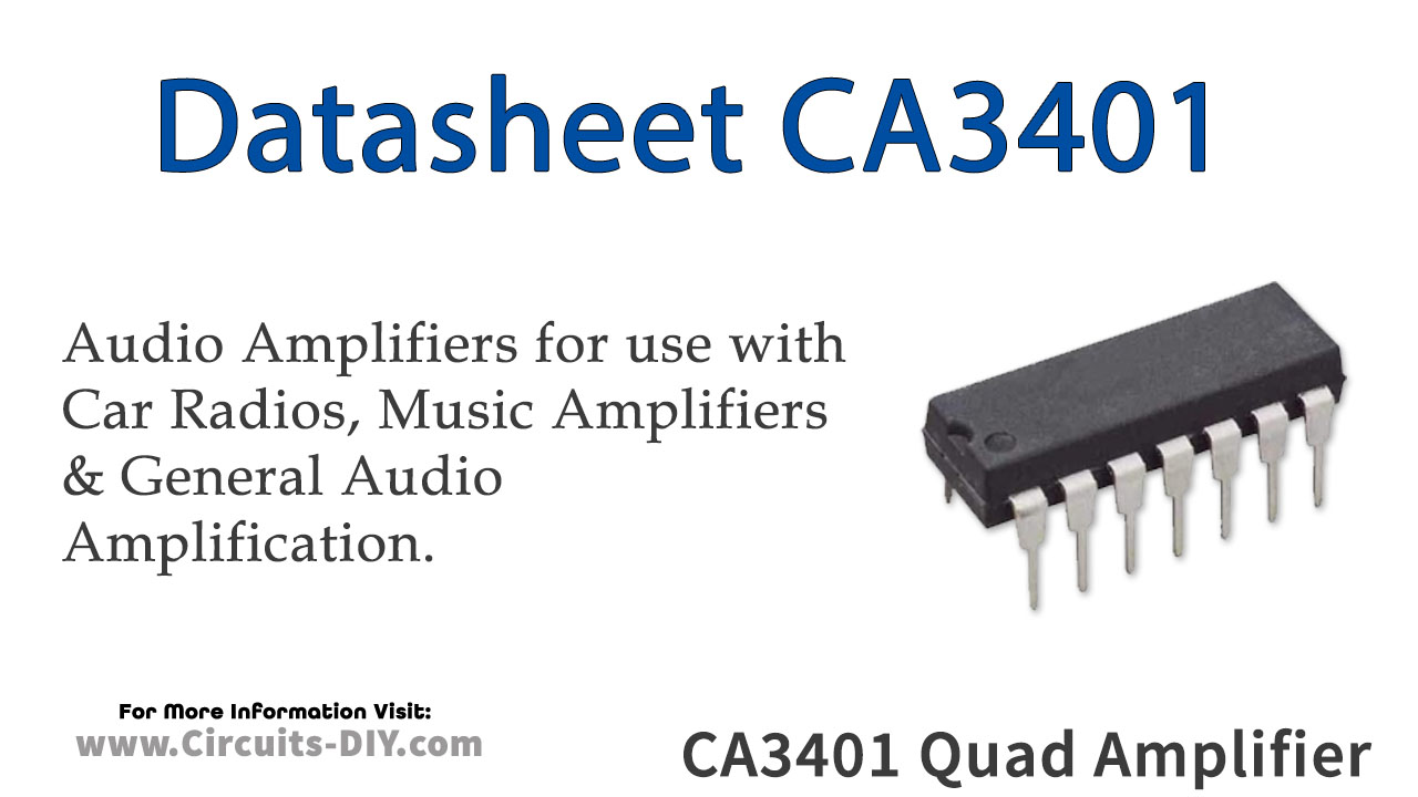CA3401 Quad Amplifier – Datasheet