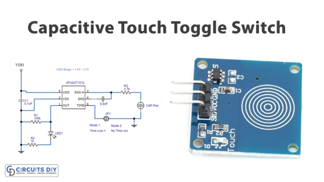 Capacitive Touch Toggle Switch Circuit