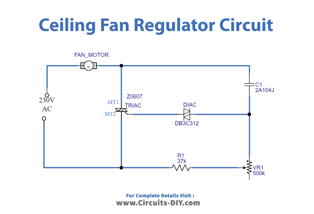 Ceiling Fan Regulator Circuit