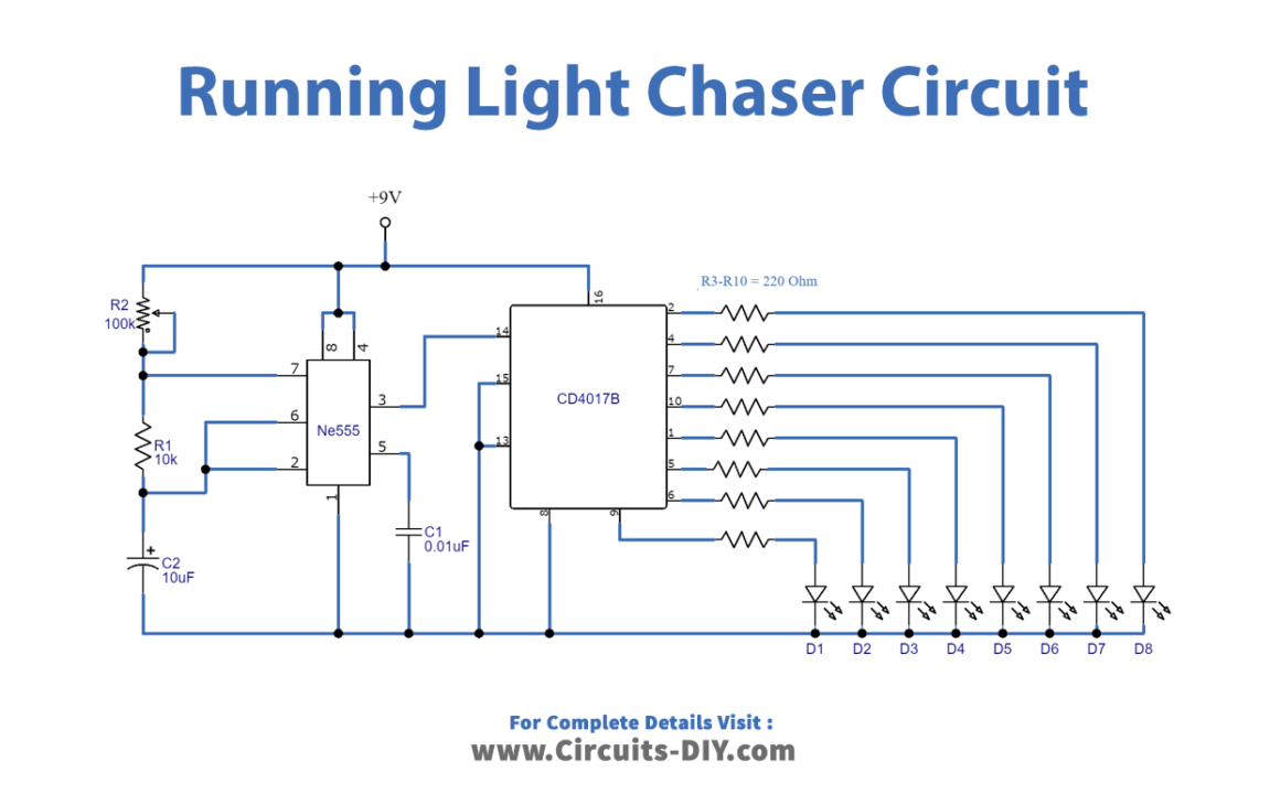 Chaser-light-circuit-diagram-schematic
