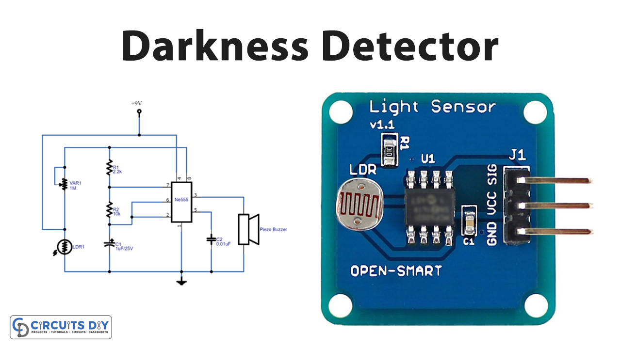 Darkness Detector Circuit