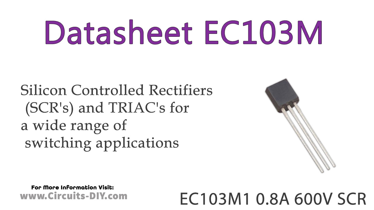 EC103M1 0.8A 600V SCR – Datasheet