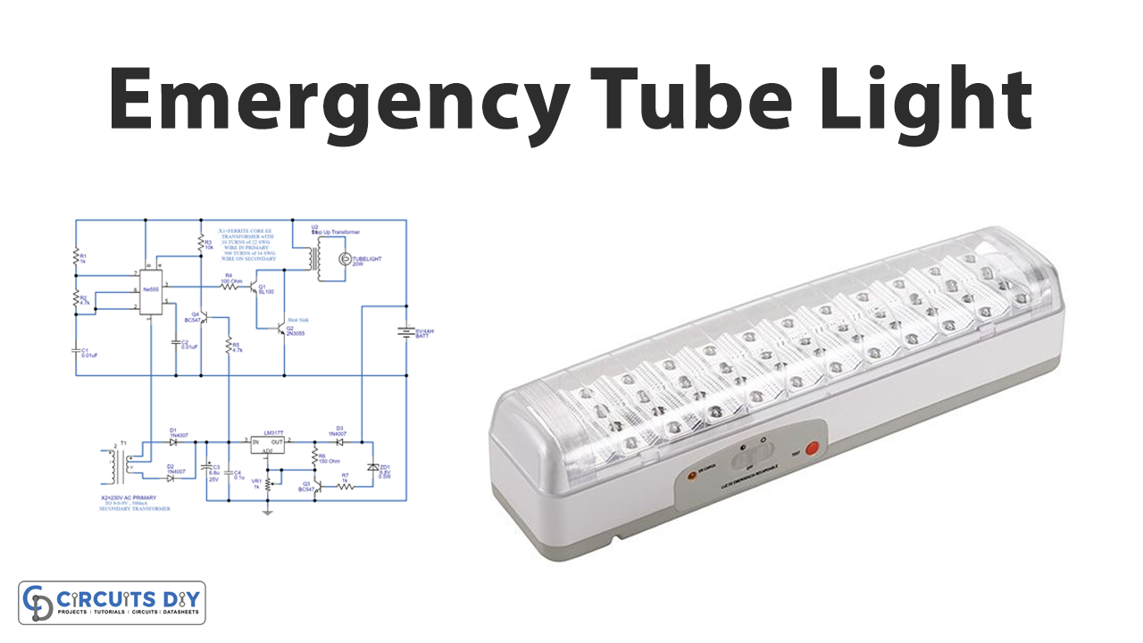 Full Automatic Emergency Tube Light Circuit
