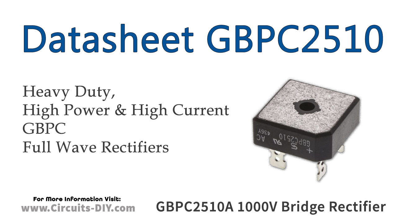 GBPC2510 Datasheet