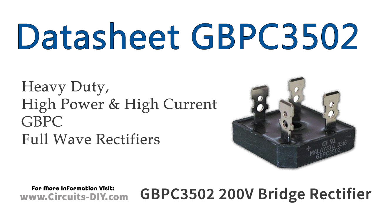 GBPC3502 Datasheet