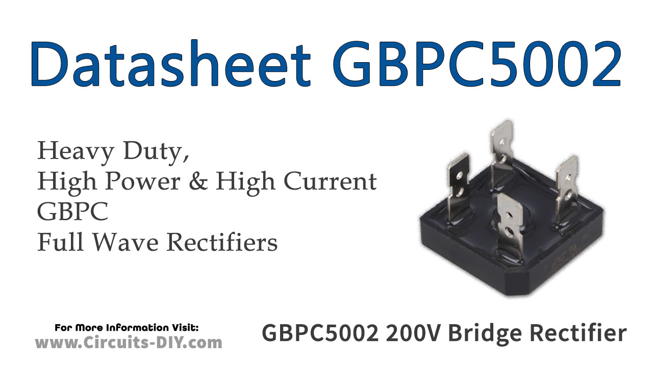 GBPC5002 200V 50A Bridge Rectifier – Datasheet