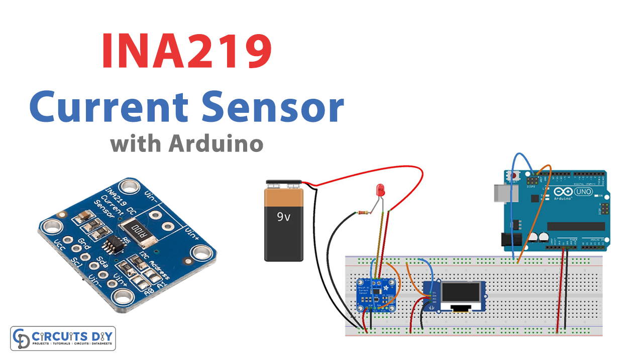 INA219 Current Sensor Module with Arduino – Print values on OLED