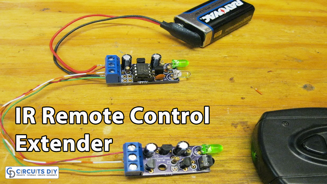 IR Remote Control Extender Circuit